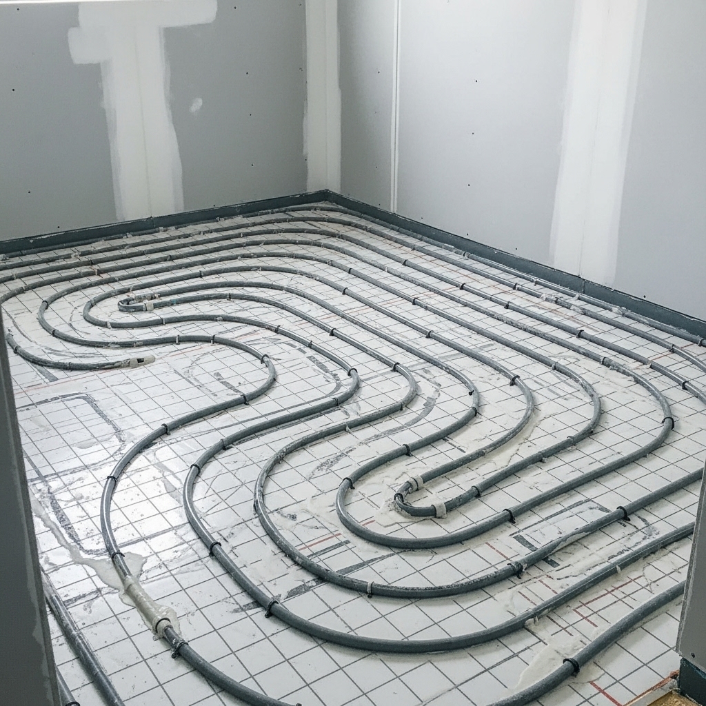 Vattenburen Golvvärme Installation